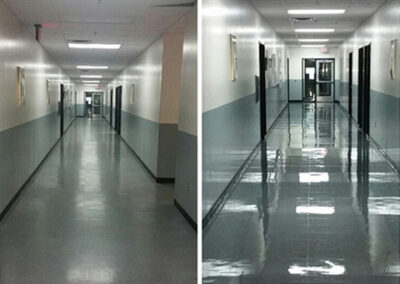 Before & After tile floor